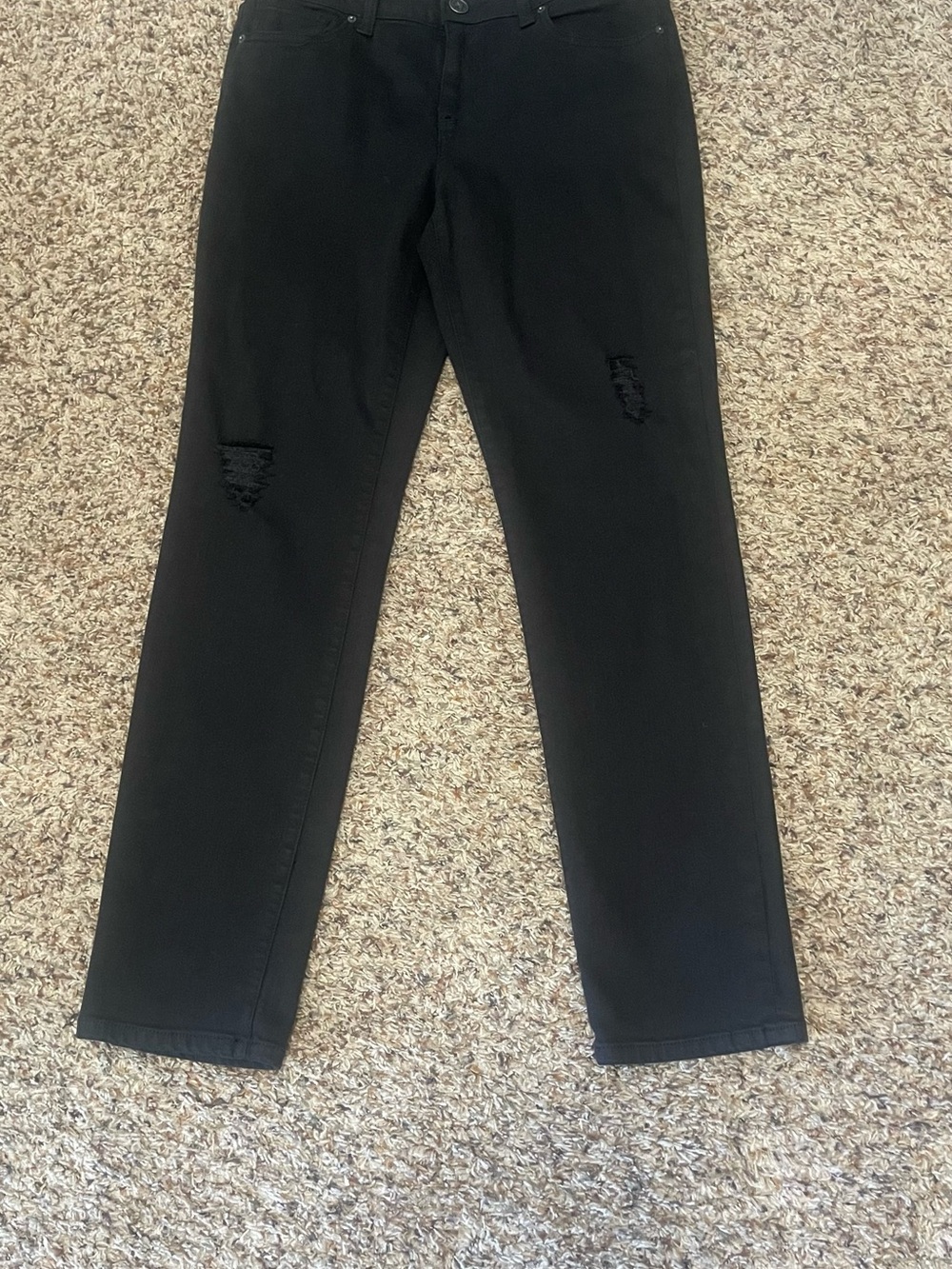 Victoria's Secret Black Mid-Rise Pencil Jeans